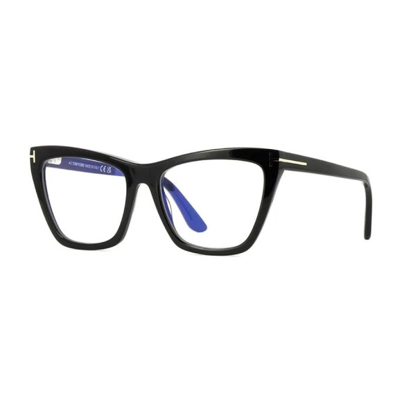 NEW TOM FORD EYEGLASSES BLACK WOMEN CAT EYE EYEWEAR - Picture 1 of 3